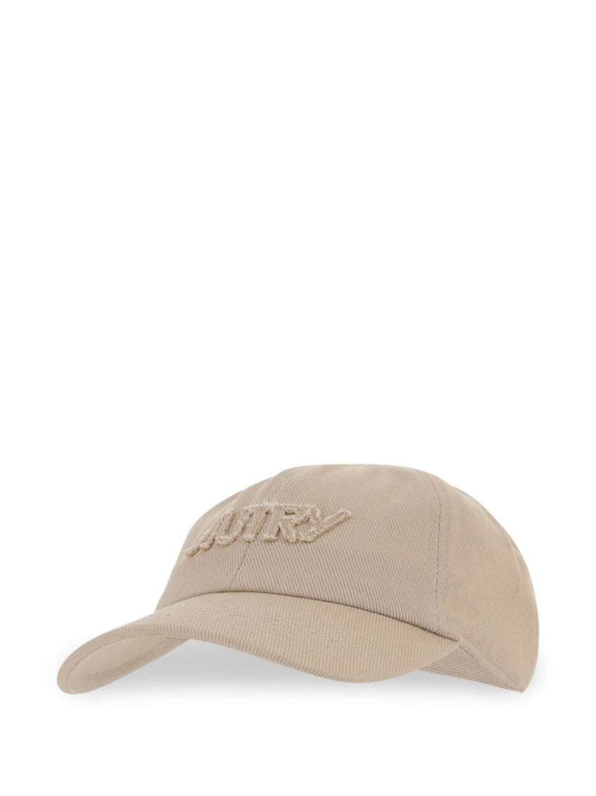Beige Embroided Logo Baseball Cap 3