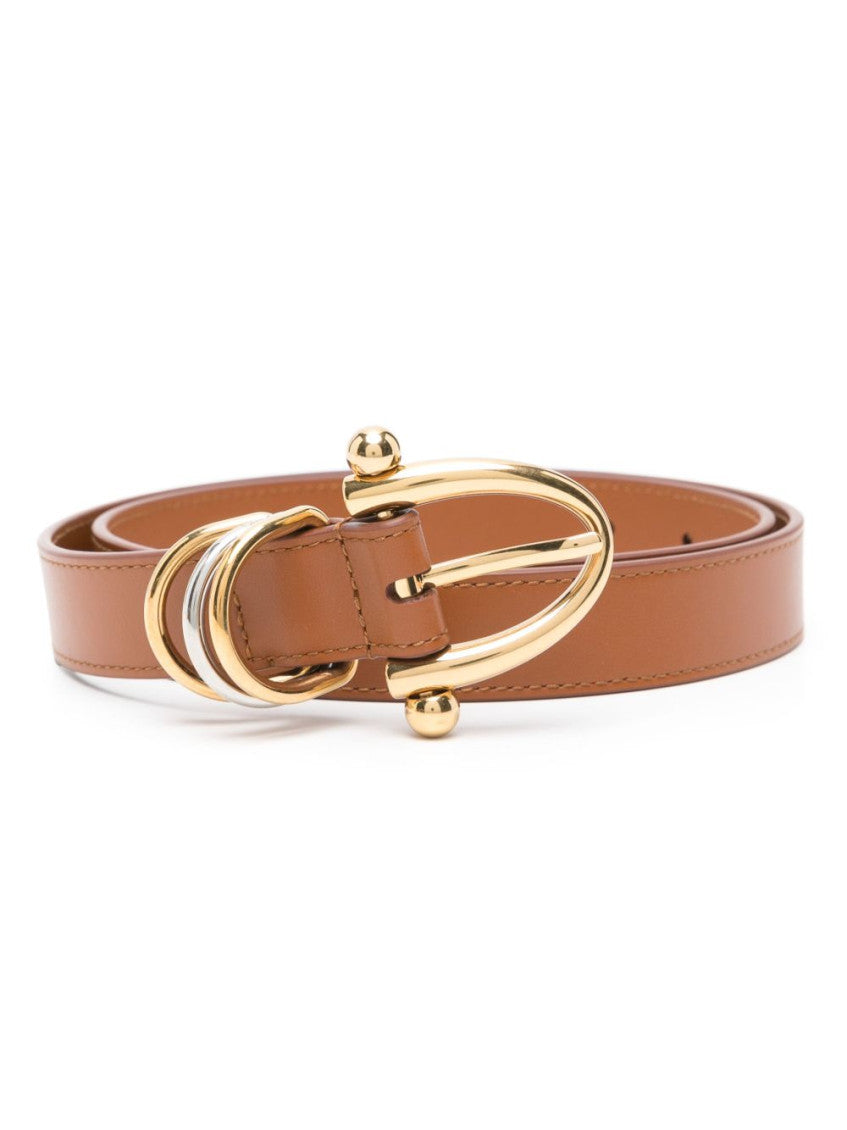 Brown Solid Buckle Belt 1