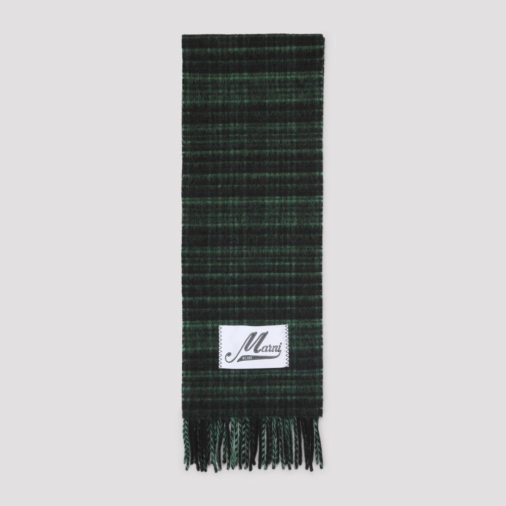 Black Checked Scarves 2