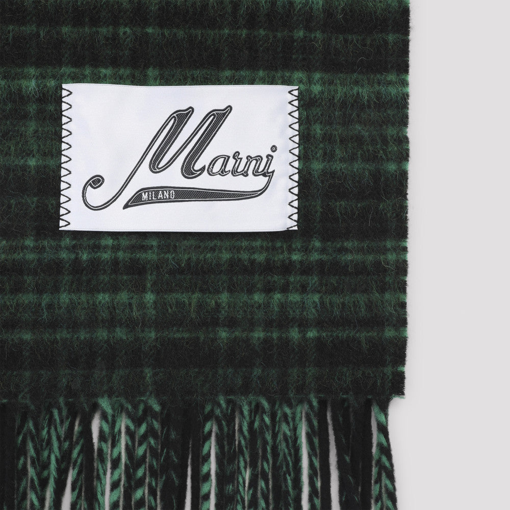 Black Checked Scarves 4