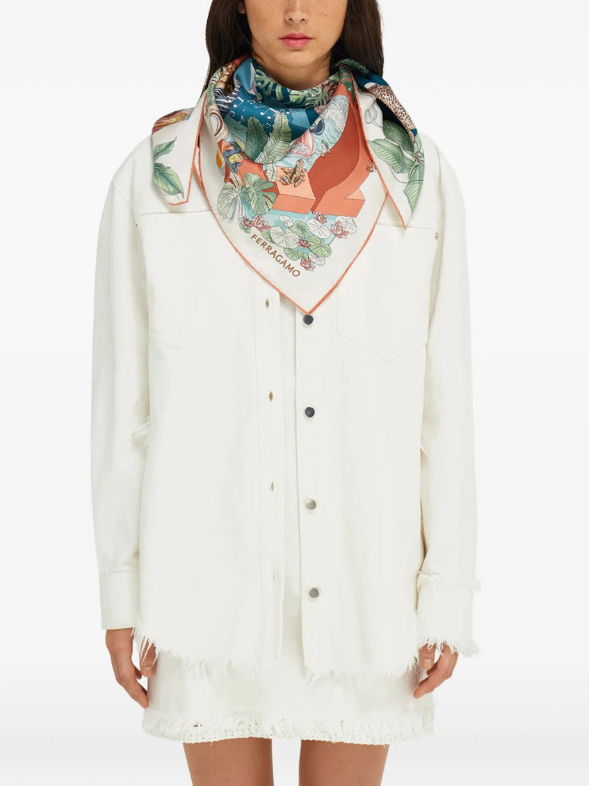 Multicolor Giocoso Printed Scarf 2