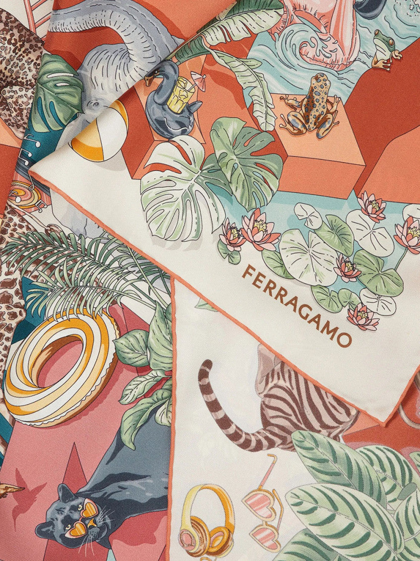Multicolor Giocoso Printed Scarf 3