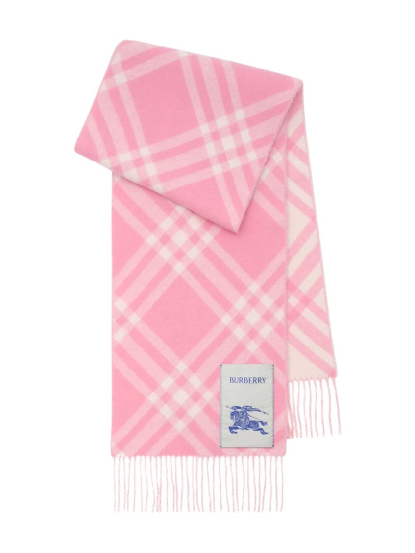 Pink Checks Scarf 3