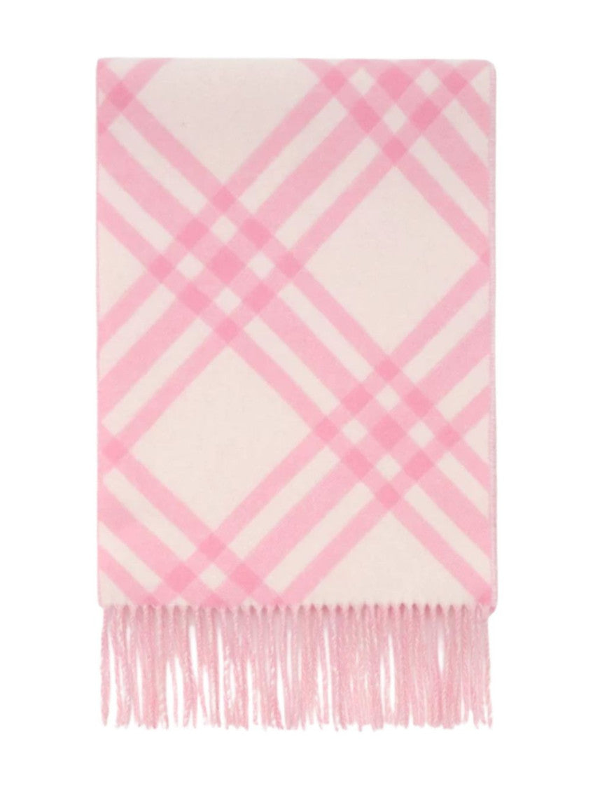 Pink Checks Scarf 4