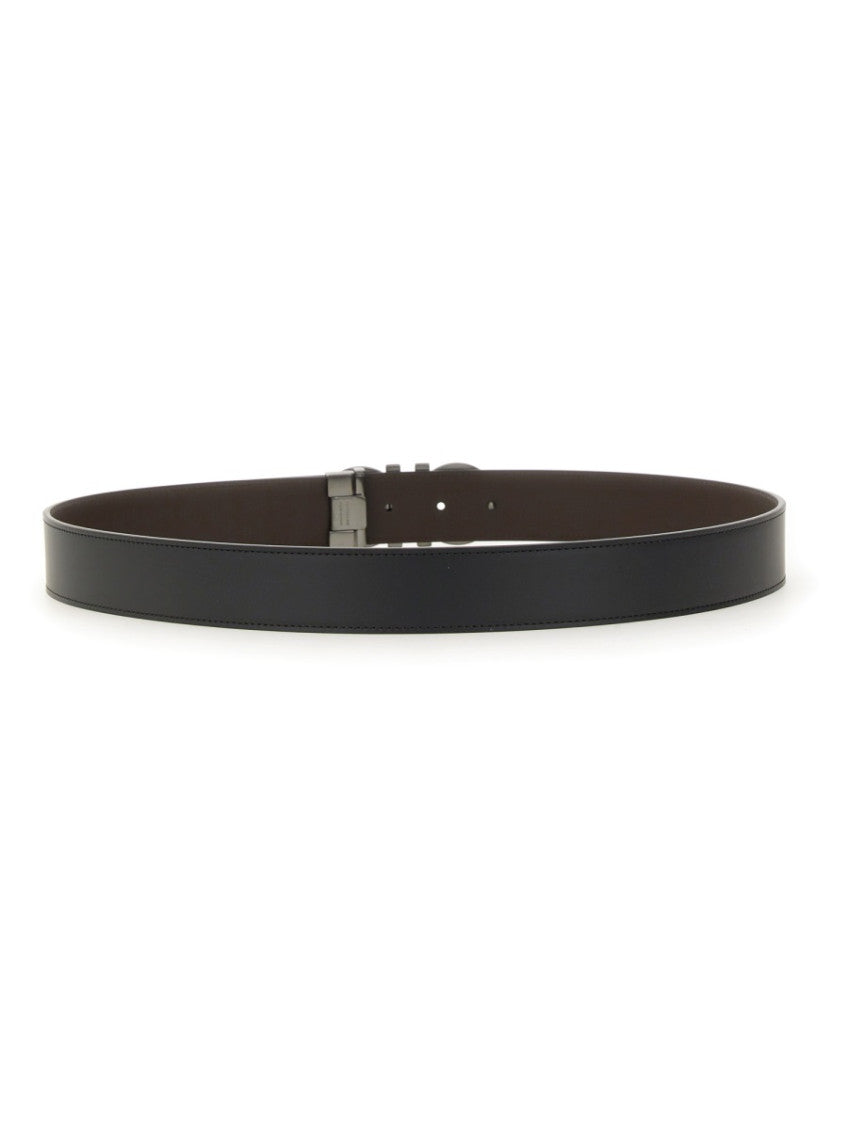 Black Cut To Size Reversible Belt 2