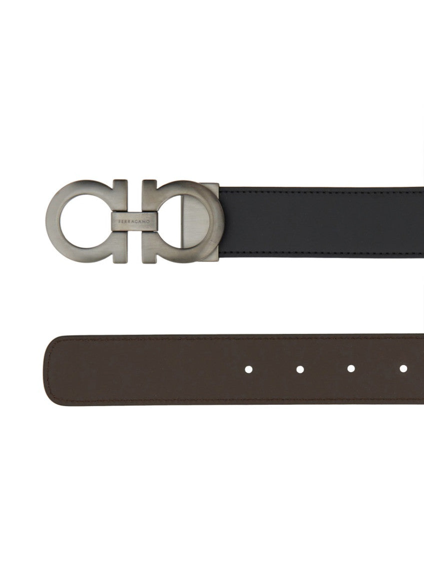 Black Cut To Size Reversible Belt 3