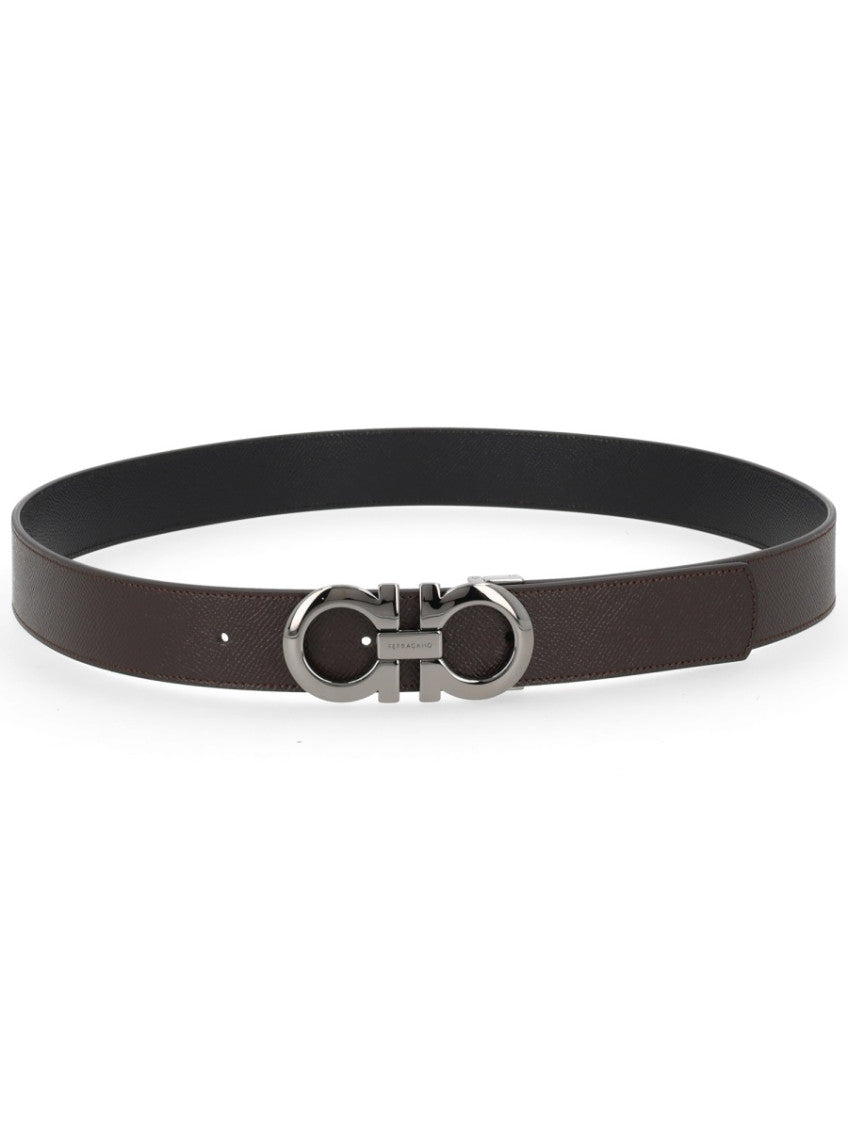 Dark Brown Cut To Size Reversible Belt 1
