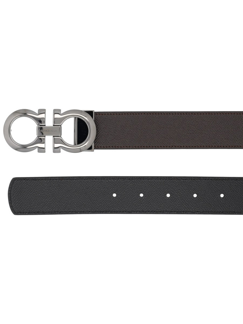 Dark Brown Cut To Size Reversible Belt 3