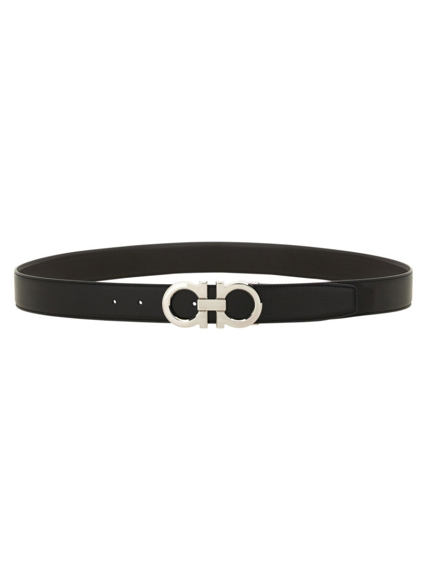Black  Cut To Size Reversible Belt 1