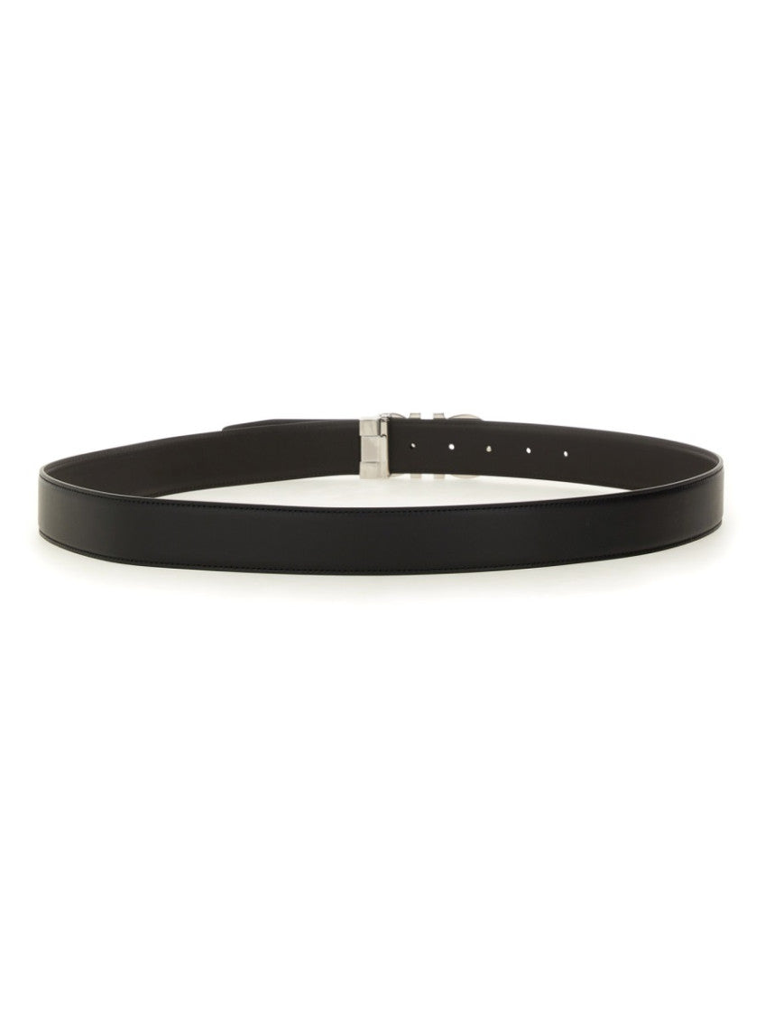 Black  Cut To Size Reversible Belt 2