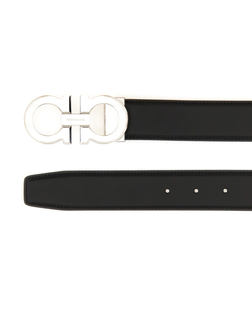 Black  Cut To Size Reversible Belt 3