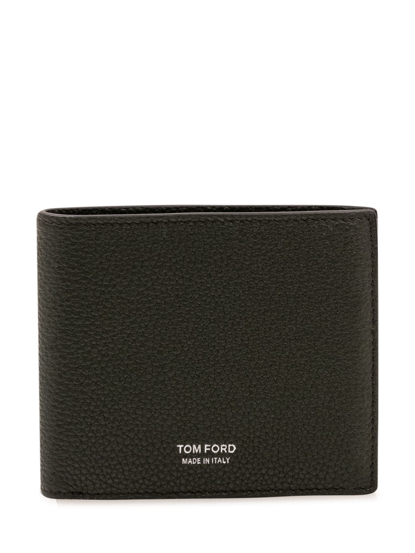 Green Textured Logo Wallet 1