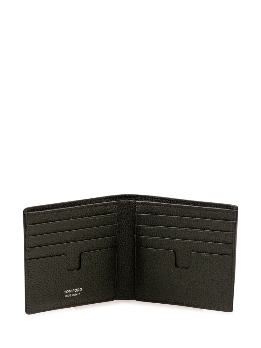 Green Textured Logo Wallet 3