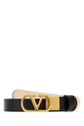 Black Vlogo Reversible Belt 1