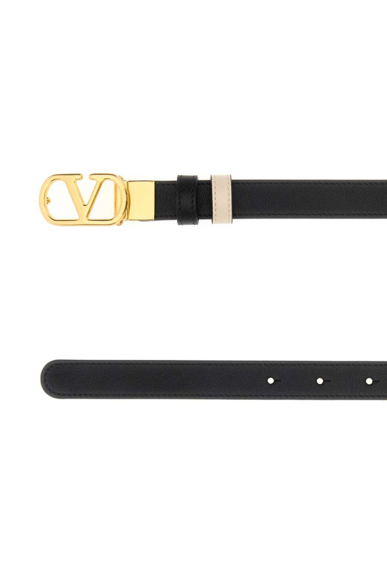 Black Vlogo Reversible Belt 2
