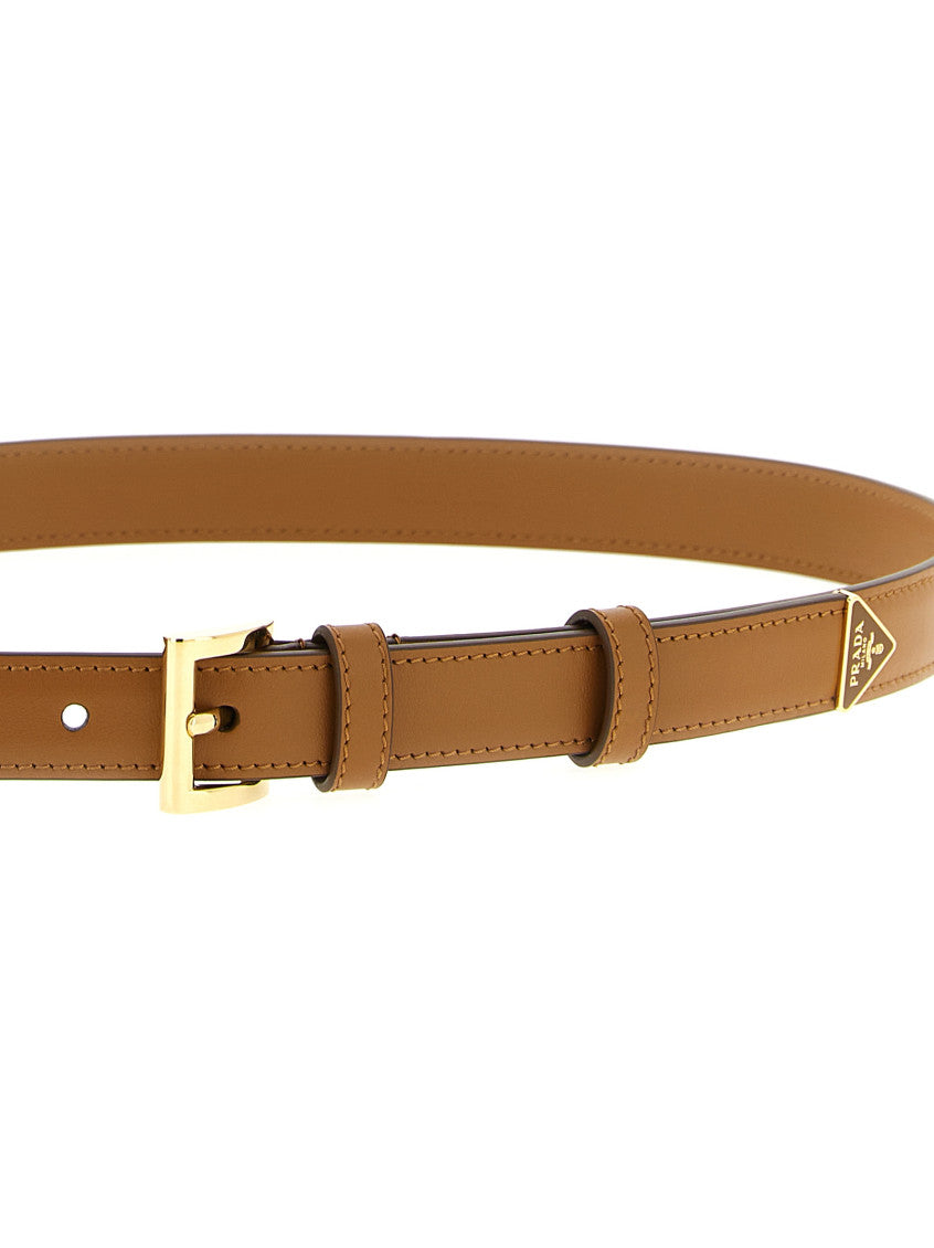 Brown Logo Buckle Belt 3