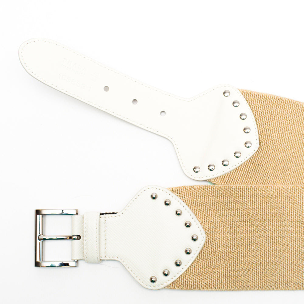 Natural Buckled Waist Belt 2