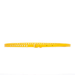 Yellow Eyelets Buckle Belt 1