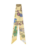 Yellow Jewel Printed Bandana Scarf 1