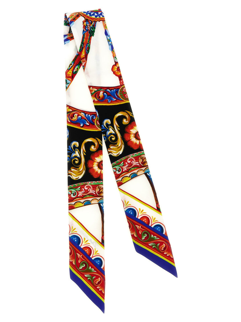 Multicolor Carretto Printed Bandana Scarf 2