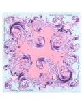 Purple Signature Printed Scarf 1