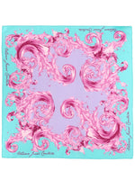 Blue Signature Printed Scarf 1