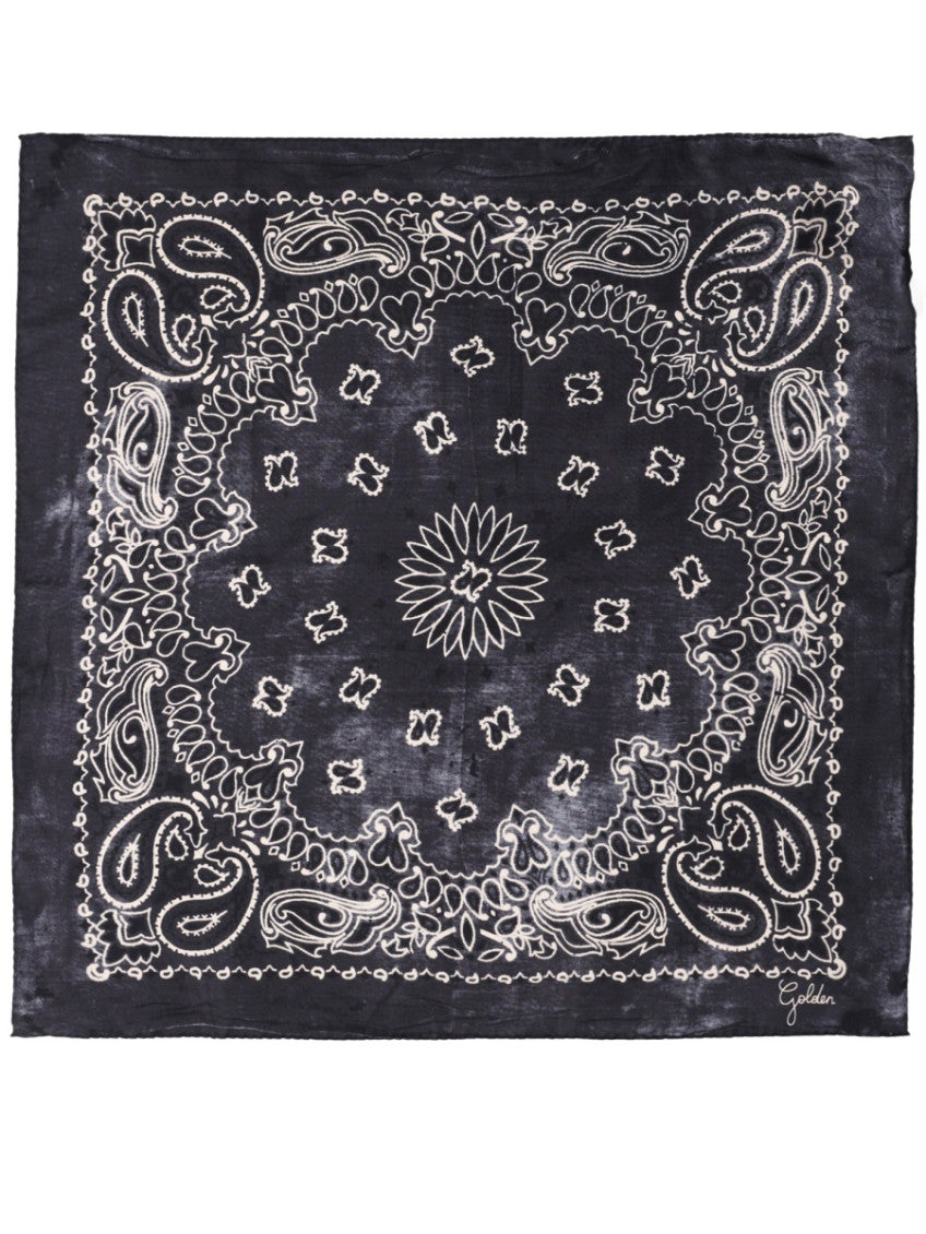 Black Paisley Scarf 1