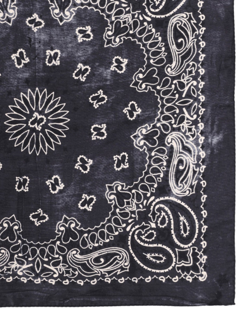 Black Paisley Scarf 2