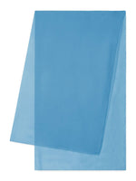 Blue Foulard Solid Scarf 1