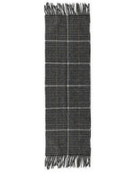 Dark Grey Danbrooke Checks Scarf 1