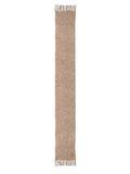 Beige Logo Textured Scarf 1