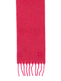 Fuchsia Logo Textured  Scarf 1