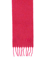 Fuchsia Logo Textured  Scarf 1