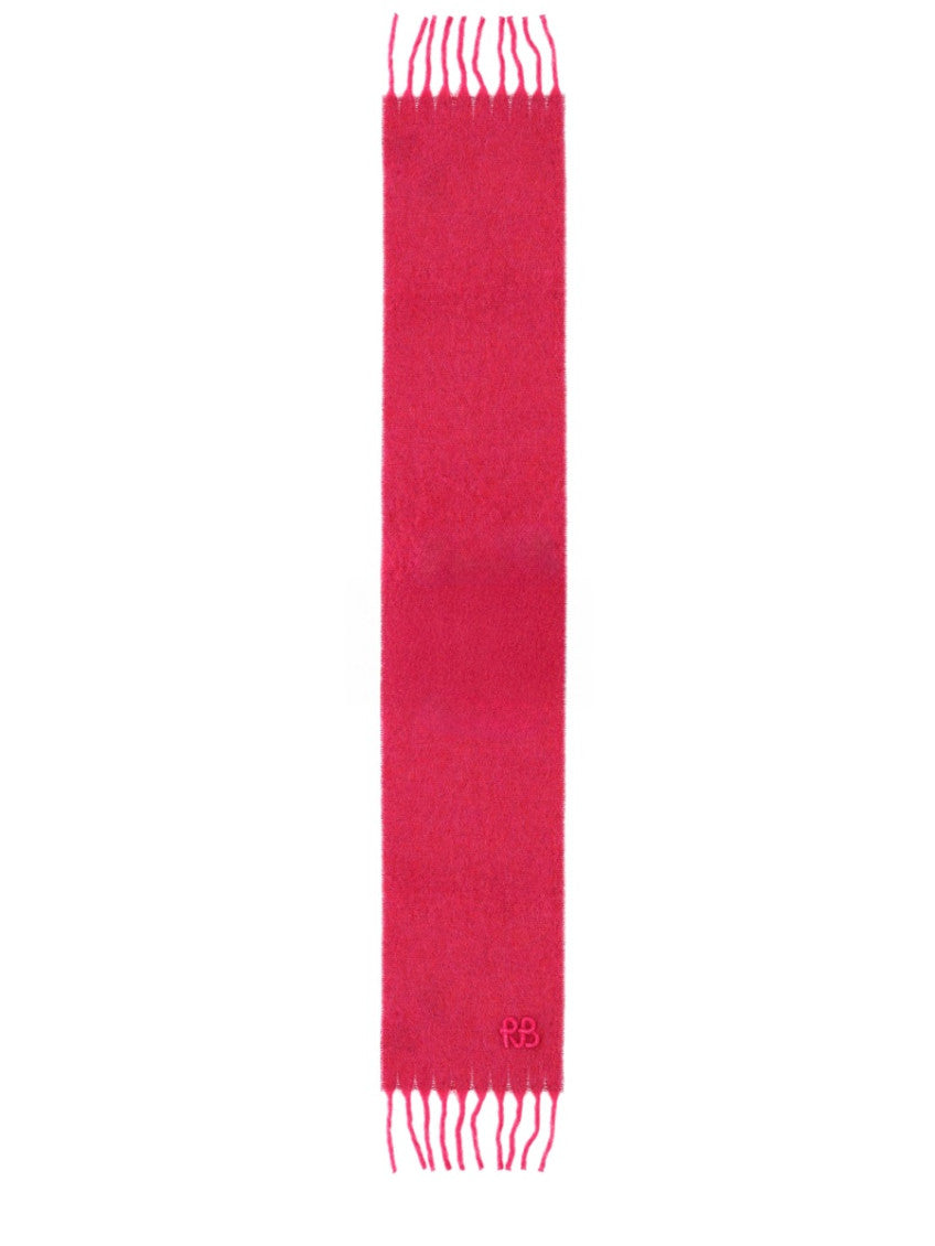 Fuchsia Logo Textured  Scarf 2