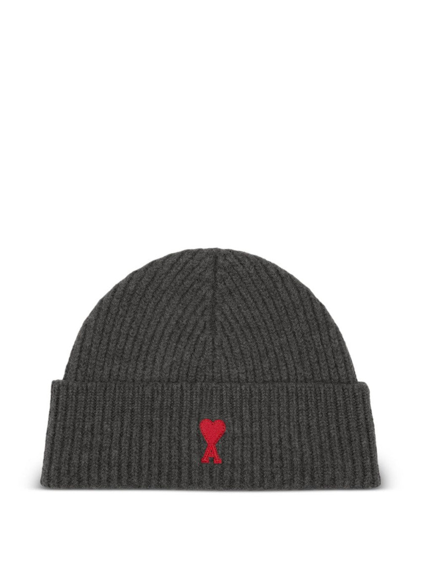 Grey Logo Beanie Cap 1