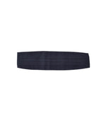 Navy Blue Pleated Cummerbund Belt 1