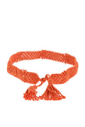 Orange Woven Belt 1
