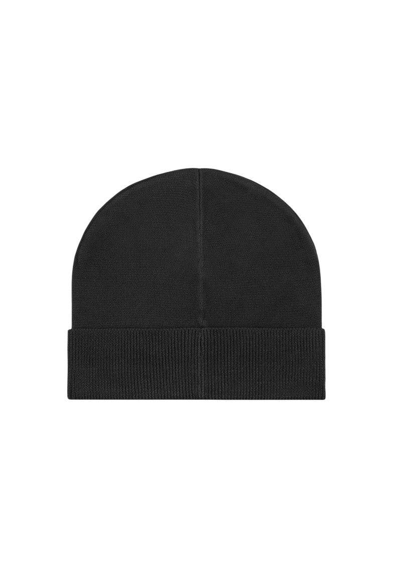 Black Logo Beanie Cap 2