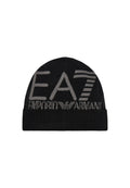 Black Logo Beanie Cap 1
