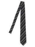 Black Diagonal Stripes Tie 1