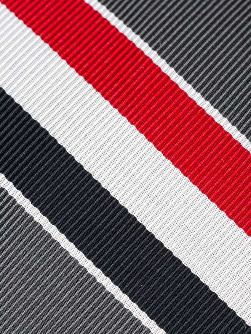 Dark Grey Classic Stripes Tie 2