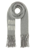 Grey Logo Scarf 1