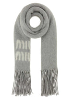 Grey Logo Scarf 1