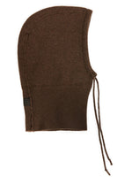 Brown Textured Balaclava Hat 1