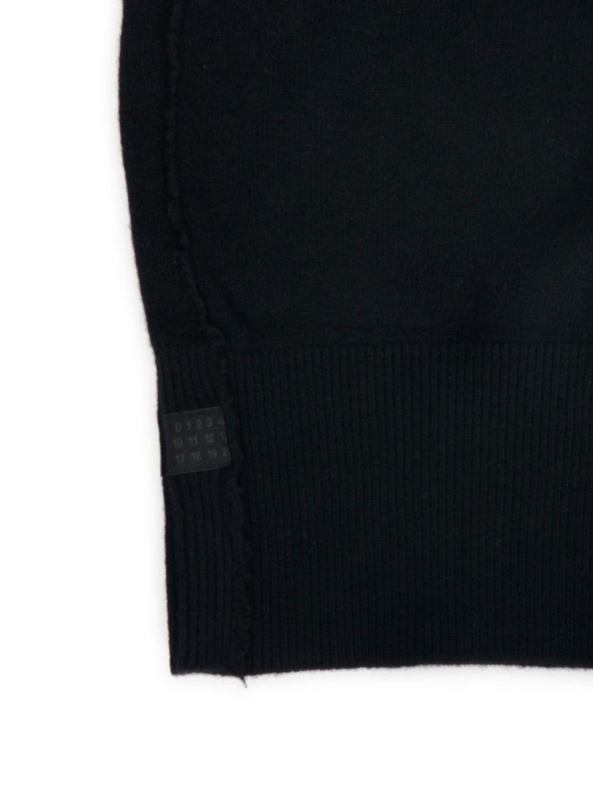 Black Textured Balaclava Hat 2