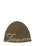 Khaki Logo Beanie Cap 1