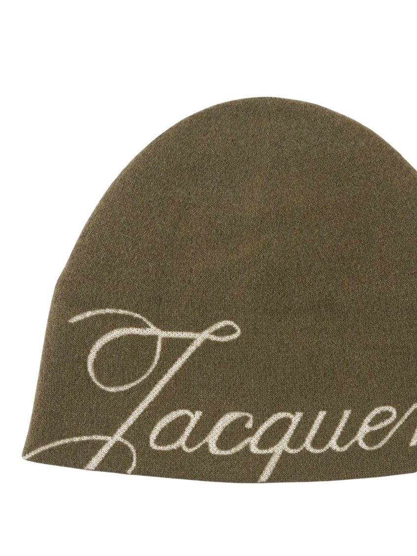 Khaki Logo Beanie Cap 2