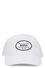 White Logo Baseball Cap 1