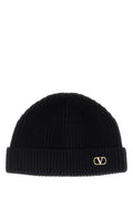 Black  Knitted Beanie Cap 1