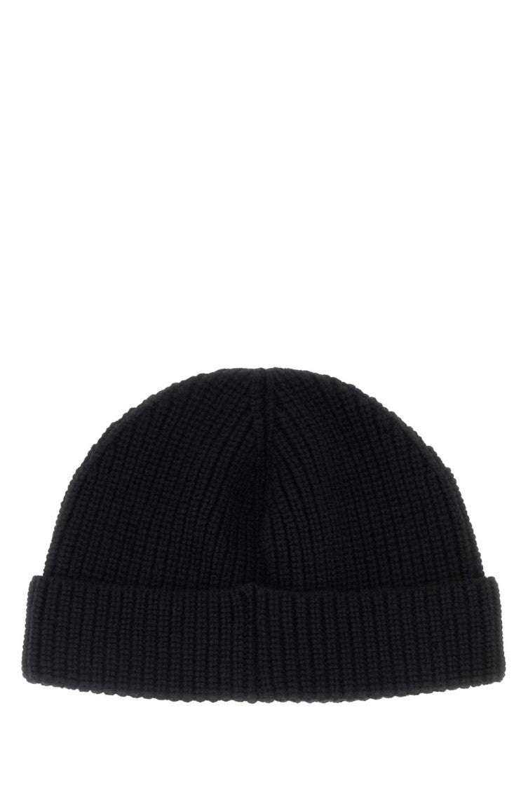 Black  Knitted Beanie Cap 2